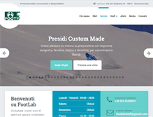 Tablet Screenshot of footlab.it